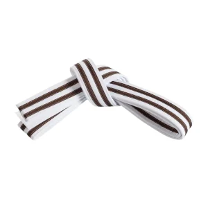 White Stripes Belts