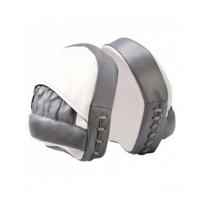 MMA Focus Mitts White And Grey