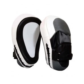 MMA Focus Mitts White and Black
